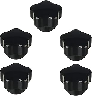 Clamping Handle Screw Knobs Handle Star Knob M8x32mm Female Thread 5Pcs,Aicosineg