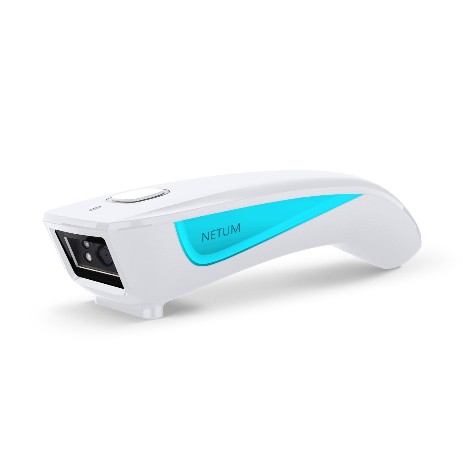 Photo 1 of NETUM Upgraded Mini Wireless QR Barcode Scanner, 3 in 1 Bluetooth Portable Pocket Small 1D 2D Bar Code Reader, Automatic Fast, Precise scanning for POS, C850 White (1)