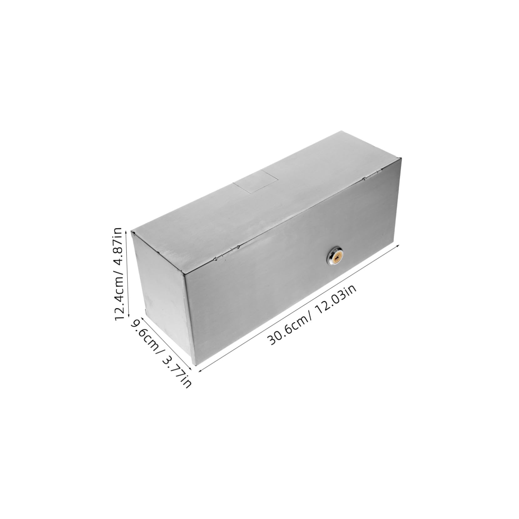 Edelstahl Wetterfeste Outdoor Electl Abdeckung PE 86 mit Diebstahlschutz - Sicherer Steckdosenschutz für Küchen und Büros, & Robust