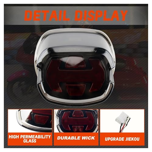 Feu stop pour Softail résistant aux vibrations pour moto Dyna XL - 2