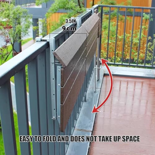 Mesa plegable para balcón y terrazas pequeñas que optimiza el espacio exterior 5