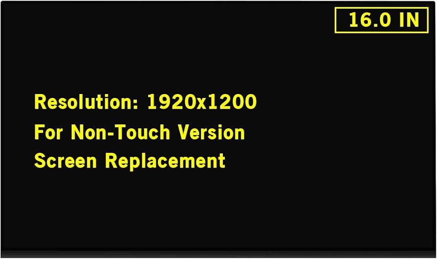 Amazon.com: GBOLE 16.0 amazon-com-gbole-16-0-new-screen-replacement-for-dell-inspiron-16-5620-5625-p117f-p117f001-p117f002-fhd-1920x1200-30pin-led-lcd-display-screen-panel-only-for-non-touch-electronics