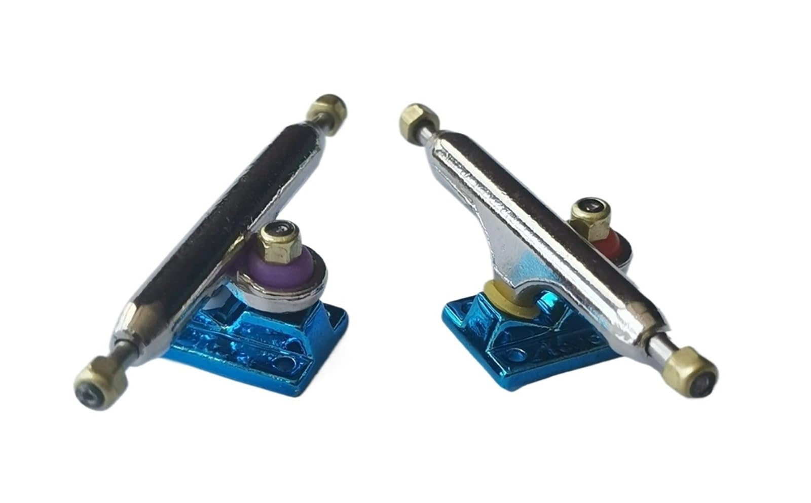 Mini skateboard professionnel standard 34 mm (bleu)