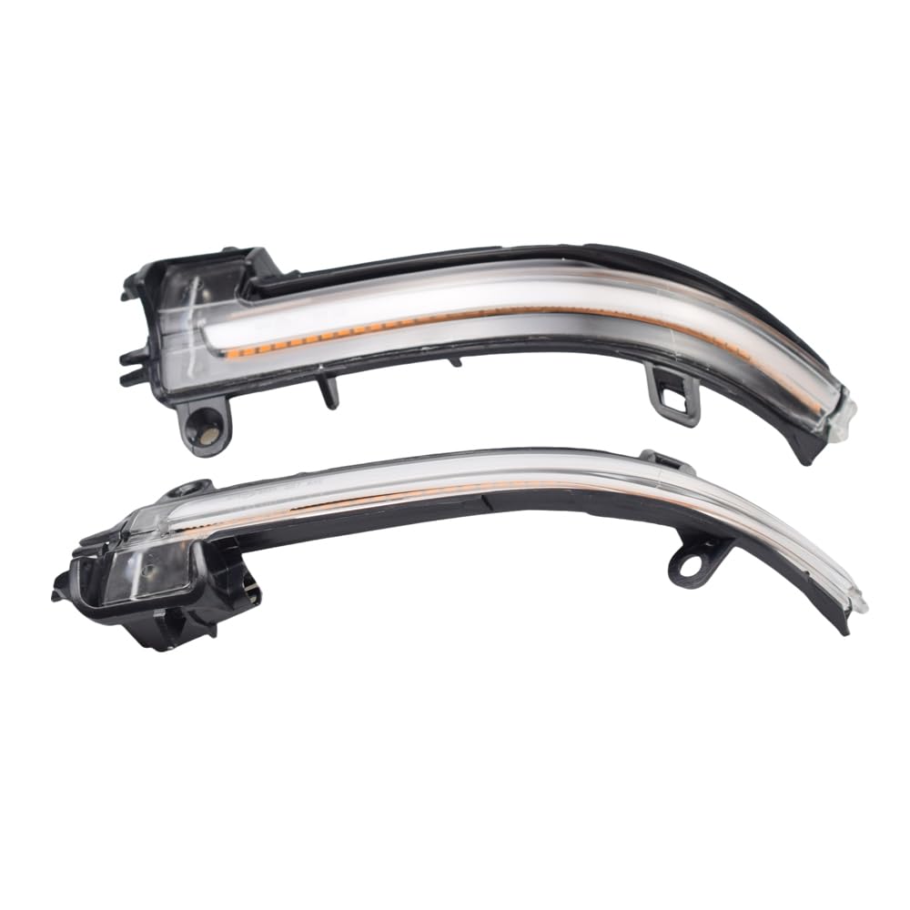 Intermitentes dinámicos LED en el espejo retrovisor para B-MW F20 F30 F31 F21 F22 F23 F32 F33 F34 X1 E84 F36 F87 (transparente)