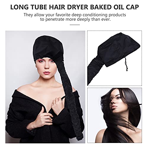 2 Unidades Gorro De Cabelo Seco Capô Macio Gorro Com Capuz De Estilo De Cabelo Bonés De Cabelo Térmi