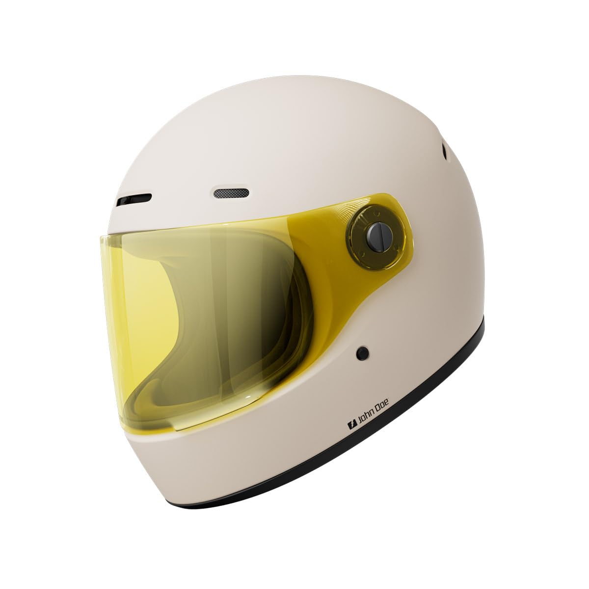 John Doe JD/ONE Full Face Motorcycle Helmet Lightweight Fibreglass Carbon ECE DOT Certified Easy Customization | Vorbereitung für Kommunikationssysteme