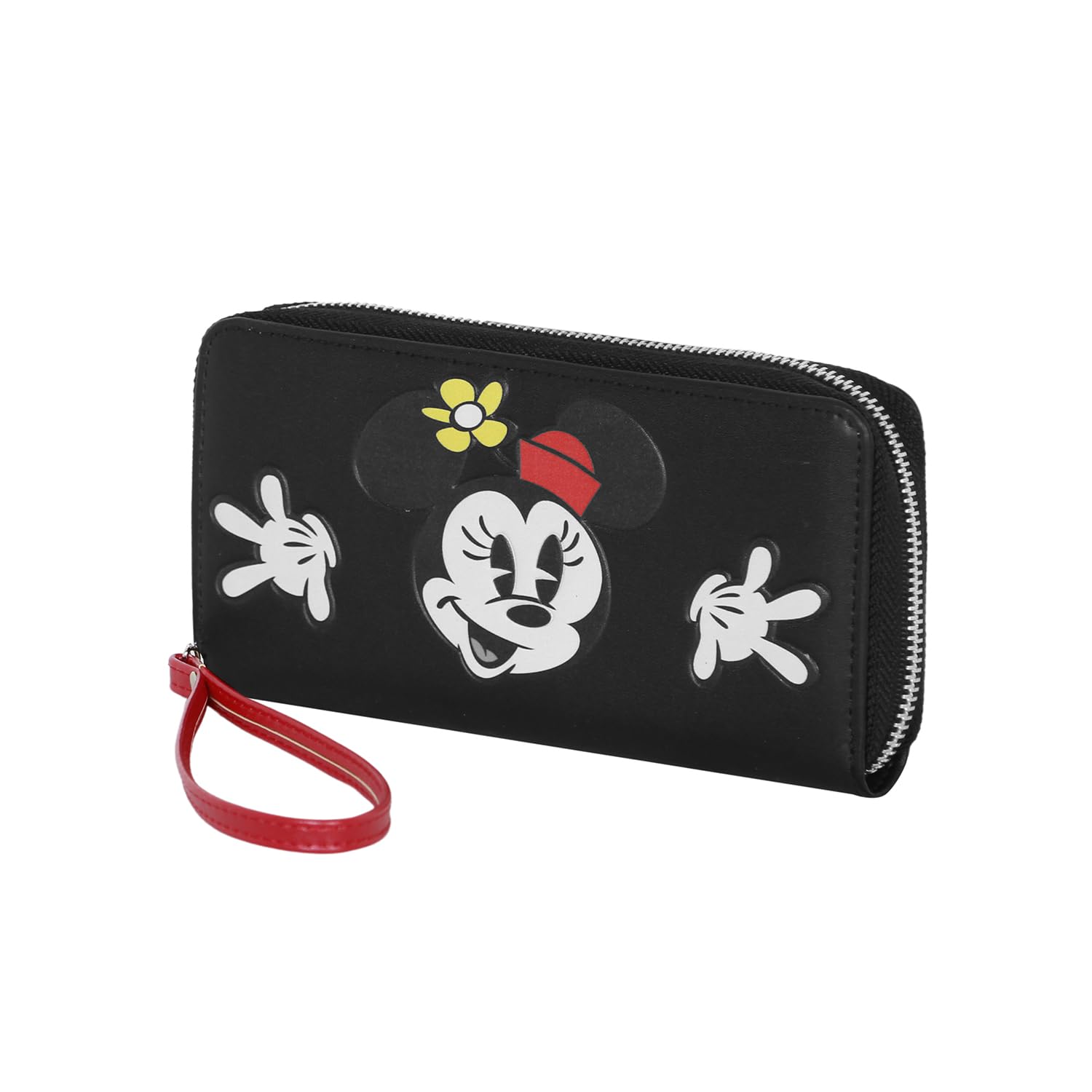 Disney Minnie Mouse Face-Essential Wallet, Black, 19 x 10 cm