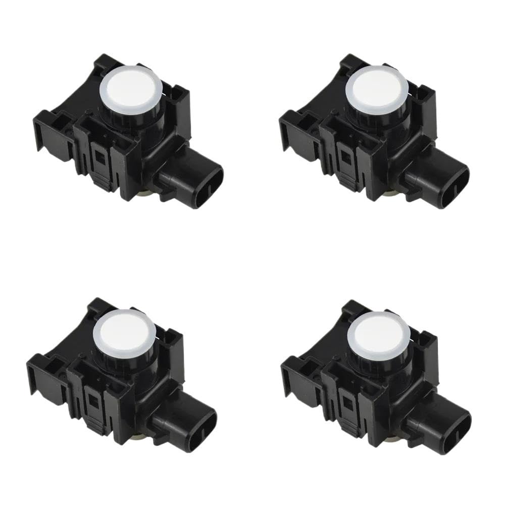 Sensore Parcheggio Per Lexus ES200 ES250 ES350 GS300 IS200t RC300h 4 Pezzi Ricambi Auto 89341-02050 89341-0N070 PDC Sensore Parcheggio Ad Ultrasuoni Kit Sensori Parcheggio ( Color : BIANCO )
