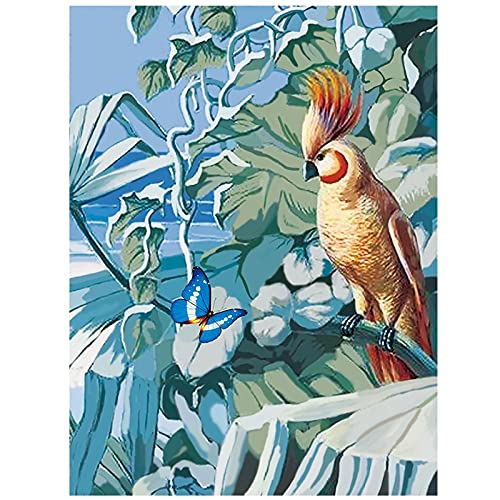 Peinture Diamant Kit oiseau 80x180 cm à offrir en cadeau créatif pour passionné de strass