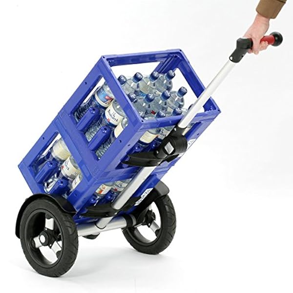 Annan Shopper Tura med kullagrat lufthjul 29 cm och 60 liter påse hydro svart med kylfack