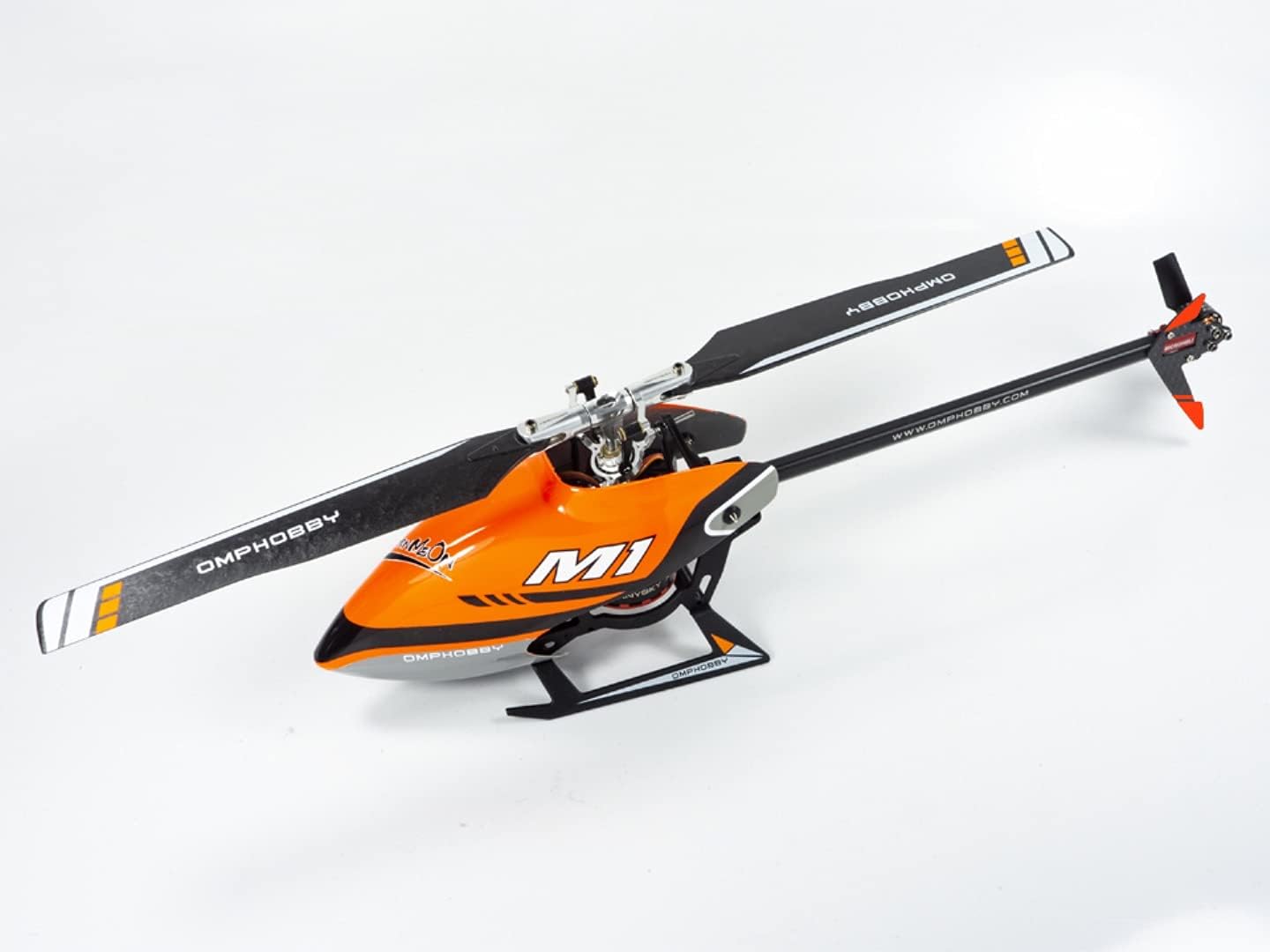 MICROHELI Aluminum Carbon Fiber Tail Motor Mount W/Fin Set - OMP Hobby M1