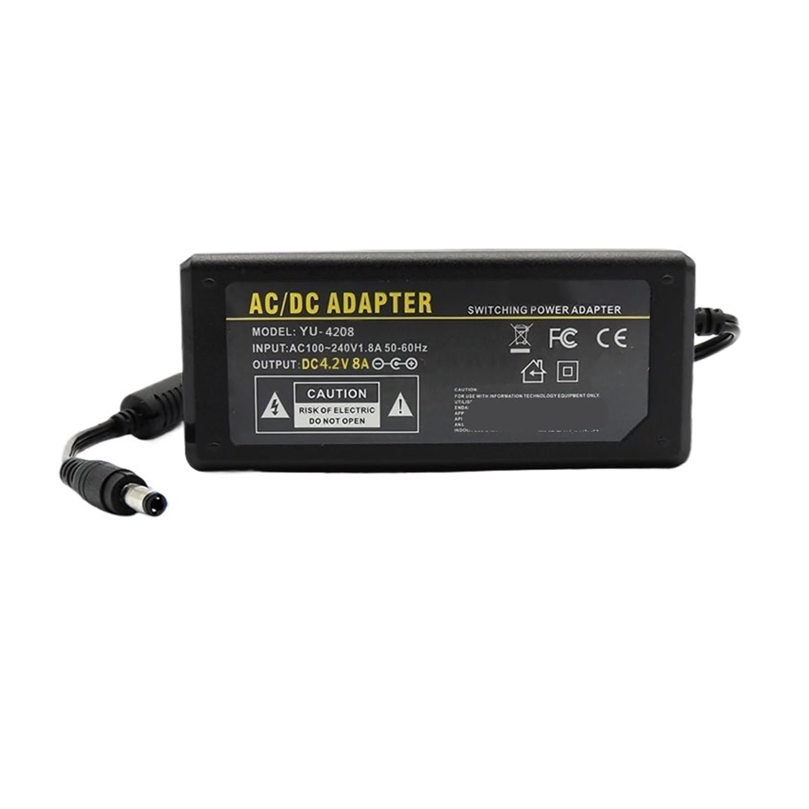 Evita apagones con el cargador de 4.2V YU4208 de fuente conmutada estable