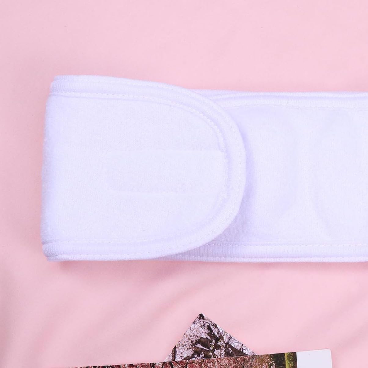 FRCOLOR 12pezzi Fasce Assorbenti Elastiche Per Donna Da Bianche Nere Con Chiusura Strappo Per Makeup Spa e Bagno Comode e Regolabili Per La Pulizia Del Viso e Attività Sportive