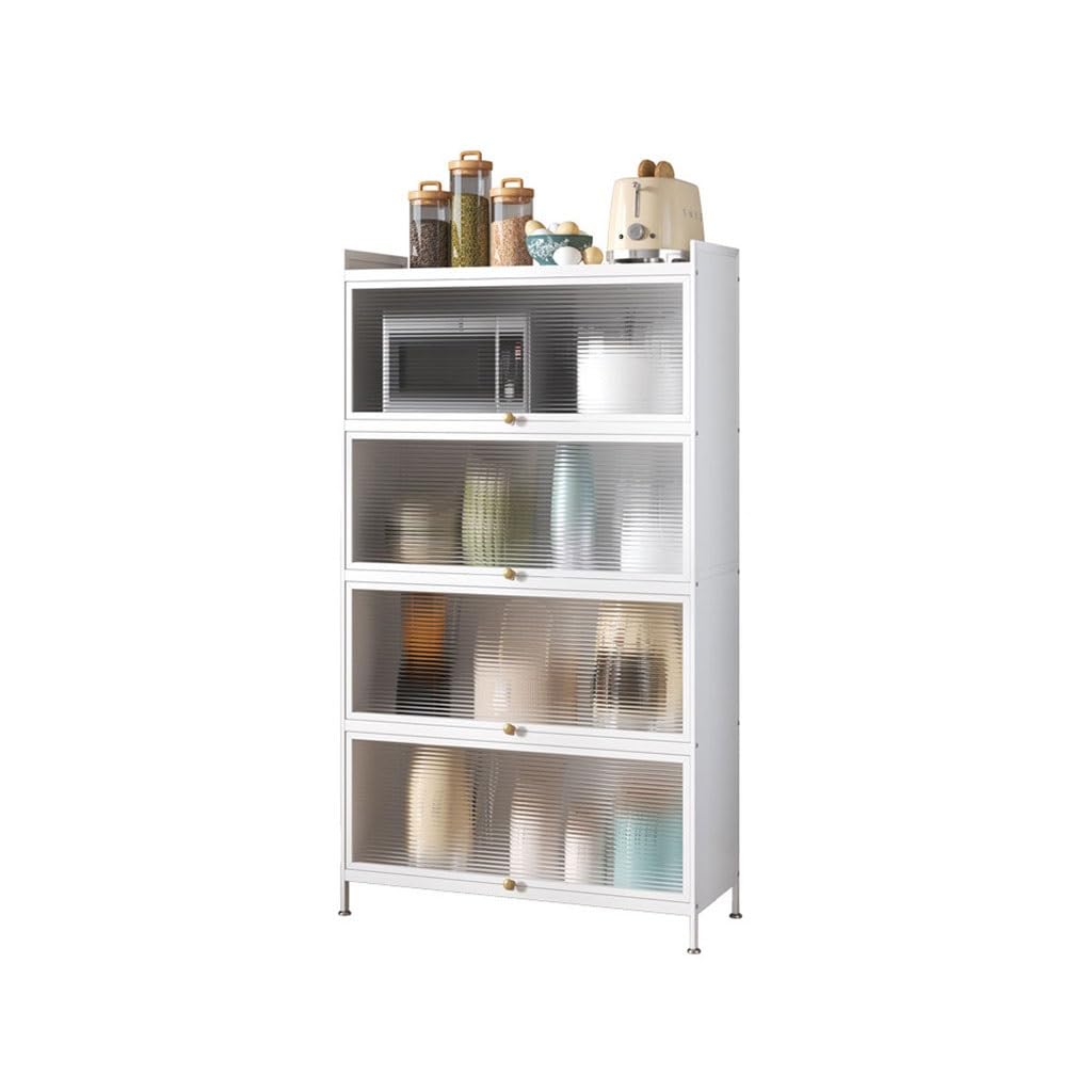 BHGFYXBS Multifunctal Sideboard With Flip Door Kitchen Sto Cabinet Multi Layer Buffet Rack Door Cabinet For Dining Room Modern Cupboard Space Saving
