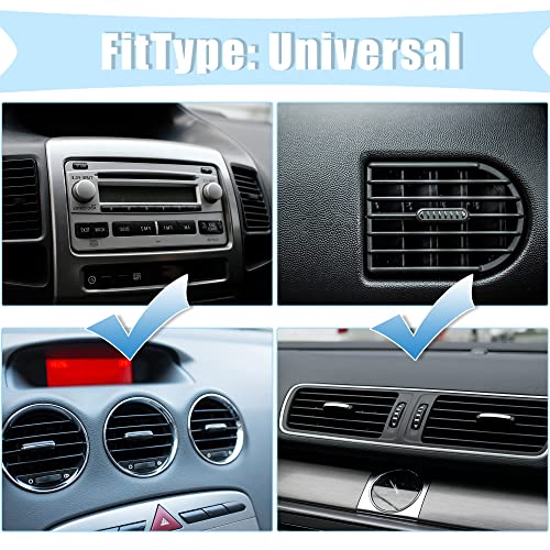 Image of X AUTOHAUX Car Butterfly Shape Clips for Air Conditioner Outlet Vent Decorations Clip Purple 4 Pcs
