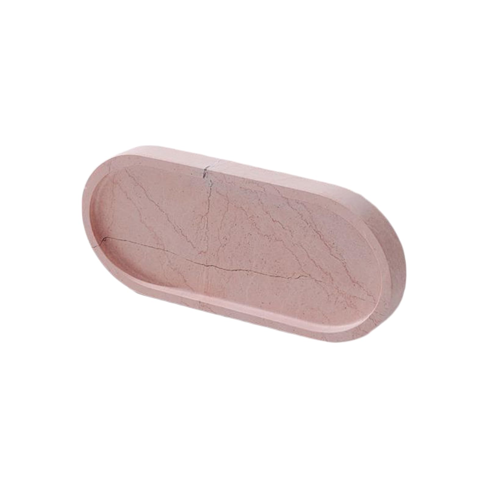 Navna Unique Marble Vanity Tray for Displaying Perfumes Bottles and Makeup Accessories Storage Organiser Simple Marble Planner