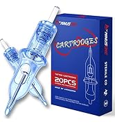 A-minusone 20 PCS 1207RL Tattoo Needles Standard #12 Round Liner Replaceable Tattoo Cartridge Nee...
