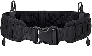 Airsoft Tactical Military Paintball Hunting 1000D Nylon Multi-Functional Combat Waist Belt - H World Shopping