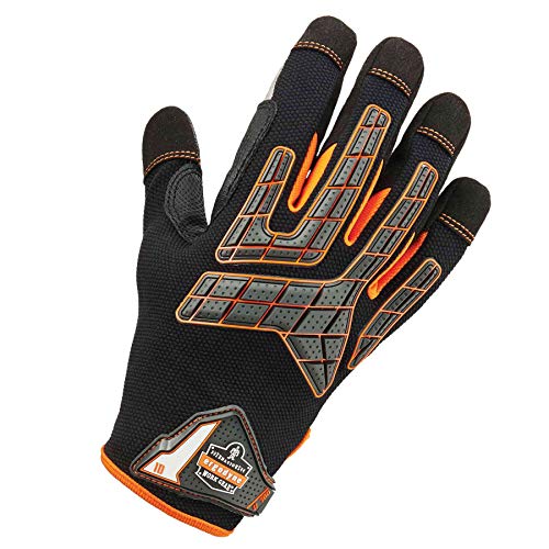 Proflex 760 Work Glove, Knuckle Protection, Impact-Reducing Palm, Large #TOP19