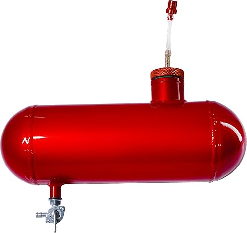 Miniatura 42 de JMCHstore Cilindro de tanque de combustible de aluminio de 4 x 11 pulgadas para Coleman Baja Montser Mega moto Predator Hemi non 212, Massimo Axis