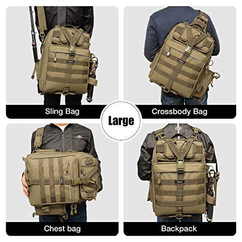 Piscifun Wasserdichte Outdoor Angeltasche Single Shoulder Fishing Tackle Storage Bags Durable Handbag Cross Body… – Bild 7