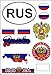 aprom Pegatina de Rusia para coche, diseño de bandera de coche