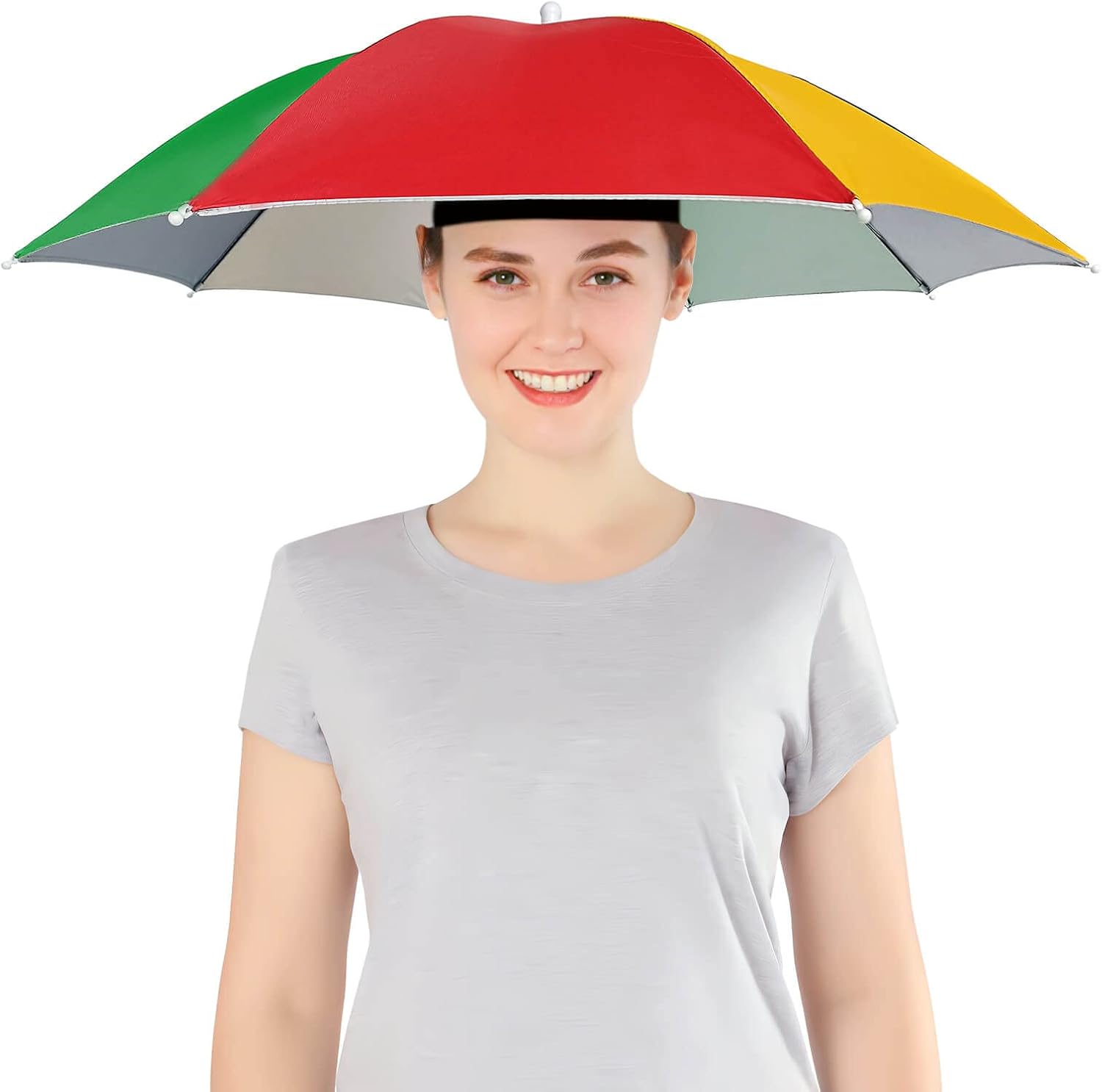 massmall Umbrella Hat 27" Elastic headband Umbrella Hats
