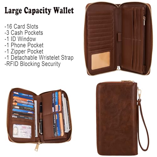 Womens Hobo Handbags Ladies Tote Shoulder Bags Purse and Wallet Set miniatura 6