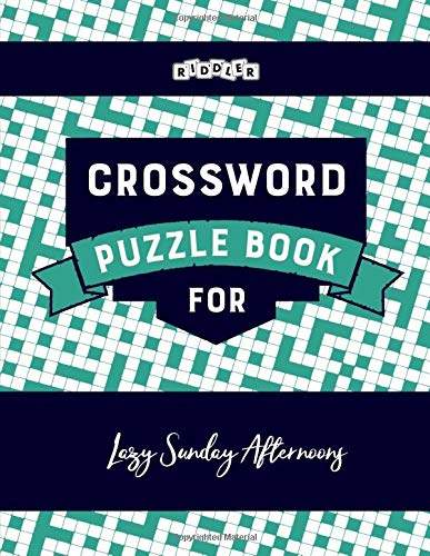 Crossword Puzzle Book for Lazy Sunday Afternoons