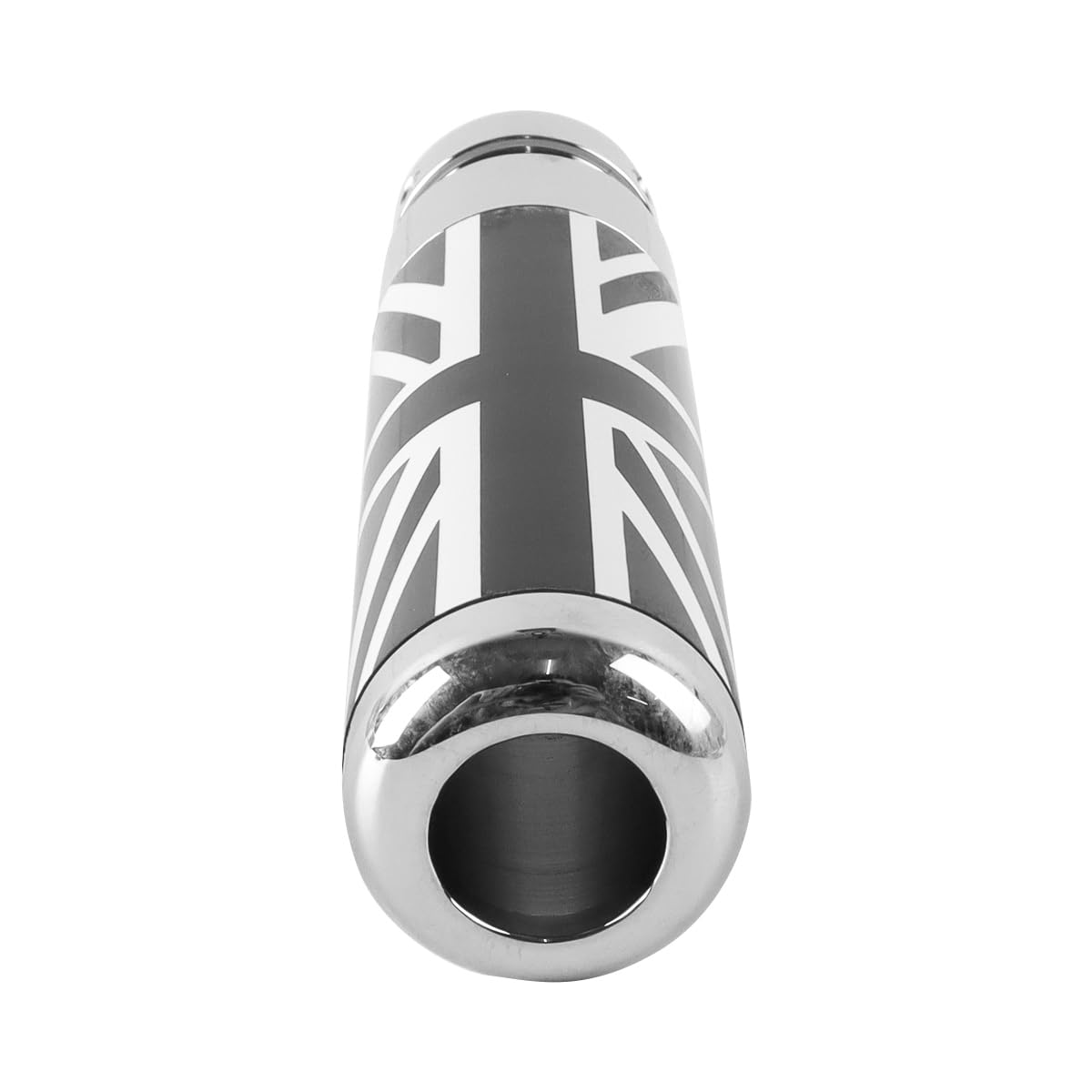 Riven Manchon de levier de frein à main en aluminium pour Cooper Clubman R50 R52 R53 R55 R56 R57 R58 R59 (noir et blanc)