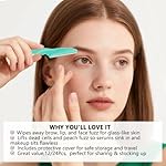 Dermaplaning Tool 24 Pcs Face Razors for Women and Men Eyebrow Razor with Cover Face Shaver Facial Hair Removal Eyebrow Trimmer - Image 4