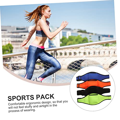 SUPVOX 4pcs Skip Wheat Bag Lavalier Running Belt for Women Lapel Fitness Instructors Theatre Fitness Mic Belt Speaker Belt Pouch Waist Mic Pouches - Image 3