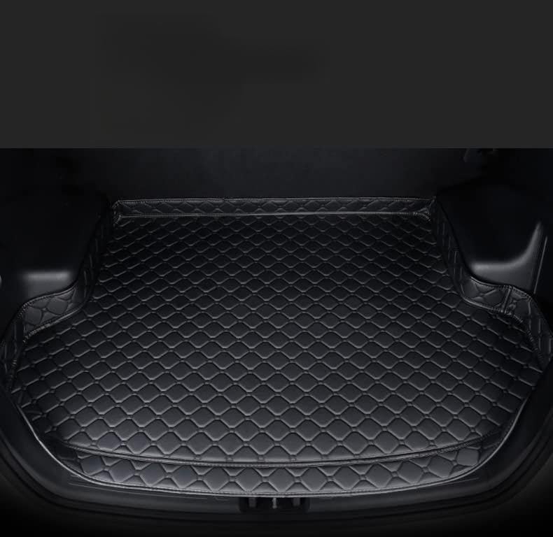 AVCITY Coche Alfombrillas Maletero Cuero para Haval H6 Coupe 2019-2021, Cuero Antislip Alfombrillas para Maletero, Proteccion Interiores Accesorios Coche,B-All-Black