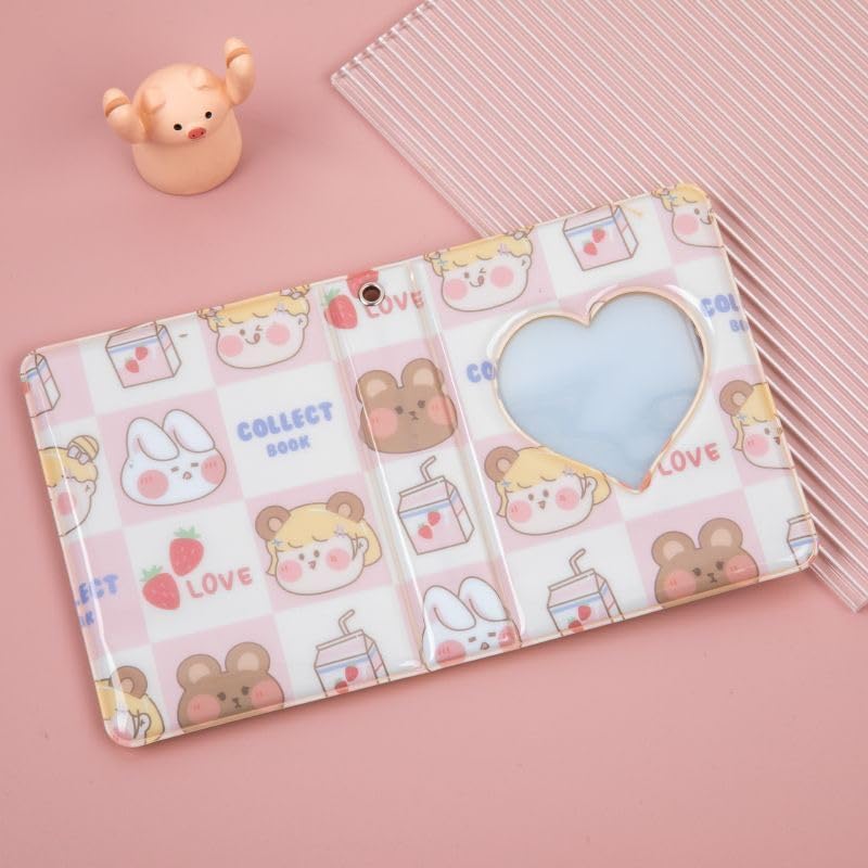 Miniatura 2 de Carpeta Kpop de 3 pulgadas para tarjetas fotográficas, mini álbum de fotos, carpeta Kpop para tarjetas fotográficas, álbum Kpop hueco con 40