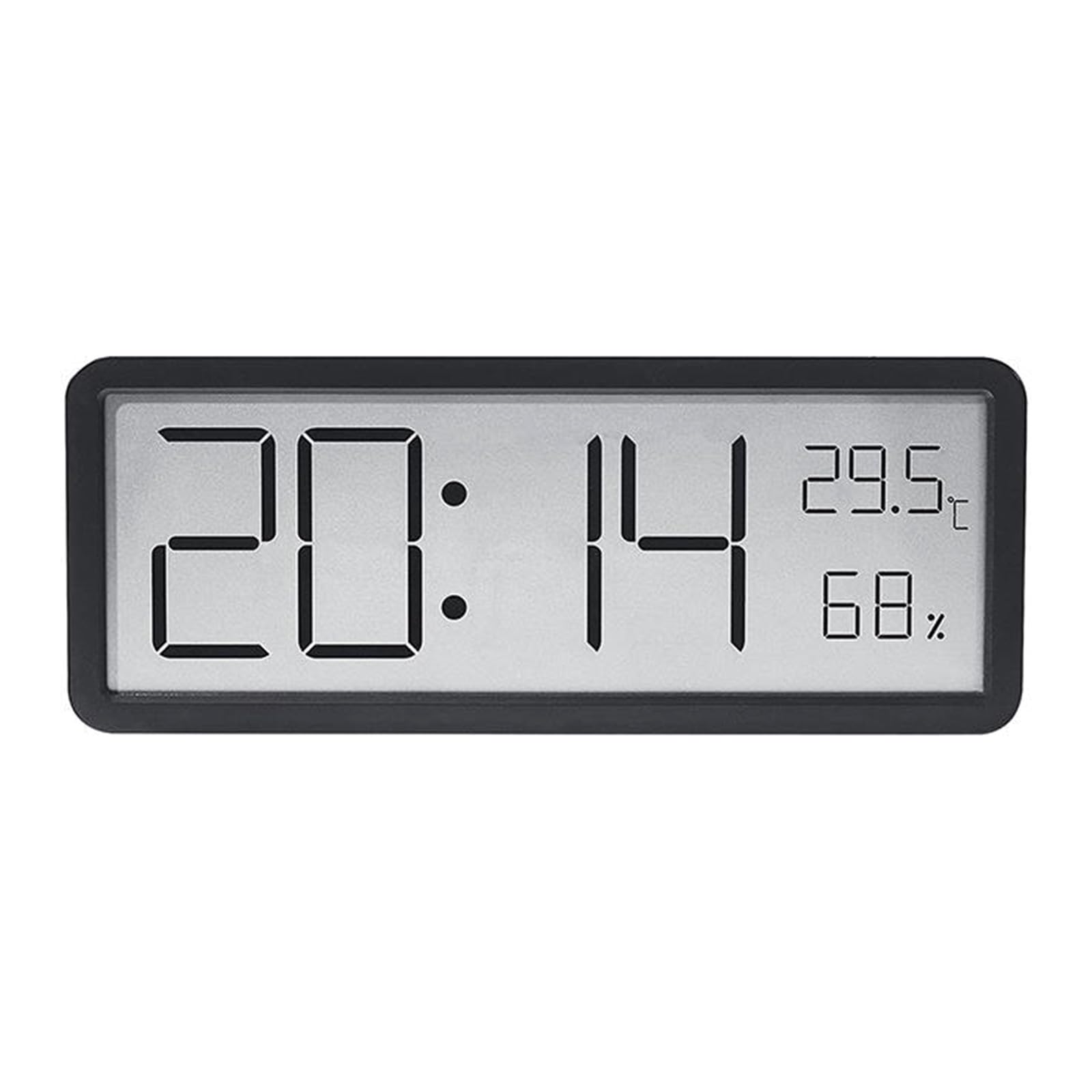Horloge murale numérique moderne avec thermomètre intérieur et calendrier
