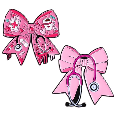Image of Uterus Pin Medical Obgyn Pins Stethoscope Brooch Medicine Symbol Lung Brooch for Gynecologist Medical Doctors Nurse Gifts Jewelry