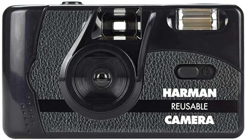 Harman - Cámara desechable/recargable + 2 películas B&W 36 poses