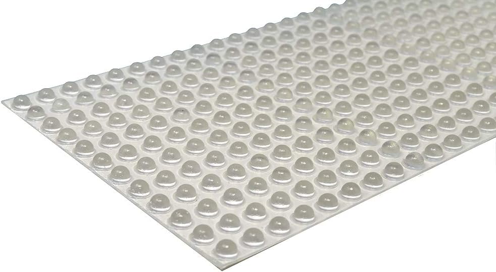 Round Self-Adhesive Rubber Bumper Feet, Stops, and Spacers .375" inches (9.5 mm) x .211" inches (5.4 mm) - 6,000 pcs/Box - BS22 Black