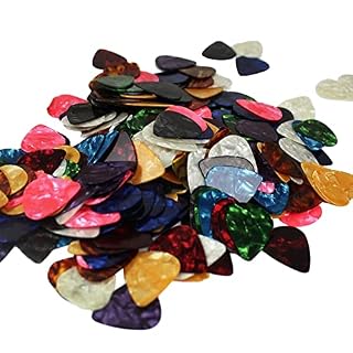 UKD 10 médiators de Guitare Assortis pour Guitare électrique, Acoustique ou Basse, 0,46 mm (Couleur aléatoire) - Les Beatles, Paul McCartney, John Lennon, RIngo Starr, George Harrison