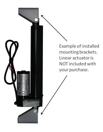 WindyNation Linear Actuator Mounting Brackets