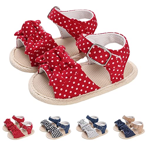 Summer Children Infant Toddler Shoes Girls Sandals Flat Bottom Lightweight Open Toe Breathable Polka Kids Rubber Sandals2