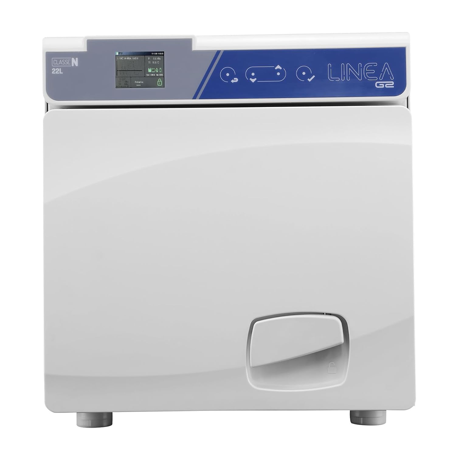 22L pantalla LCD clase N esterilizador de autoclave de vapor encima de la mesa esterilizador de autoclave automático completo