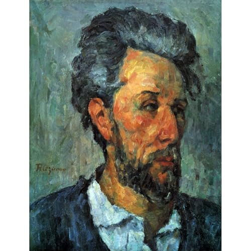 Toile Cézanne Portrait de Victor Chocquet impression haute définition