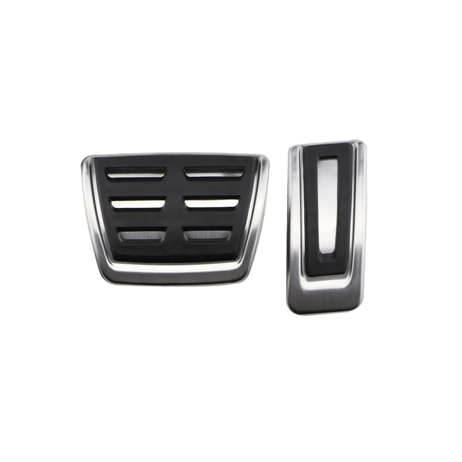 Copri Pedali per Audi A1 2012-2021, Pedale Antiscivolo per Pedale Sinistro Auto in Metallo Pedaliera per Auto Adatta Auto Poggiapiedi,A-at