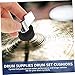 BIUDECO Drum Cymbals Kit Slip Felt Pads Set for Cymbal Replacement Accessories Drum Set Accessories