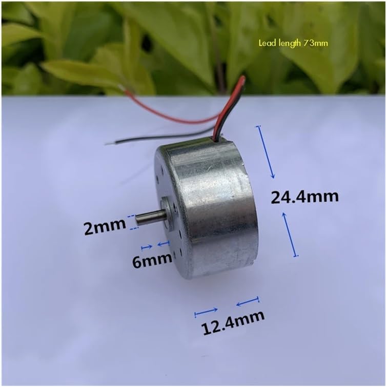 300 DC Electronic Starter with Metal Brush, 3V-6V Low Voltage Start, Mute Electronic Starter for USB Solar DIY Student Experiment Production