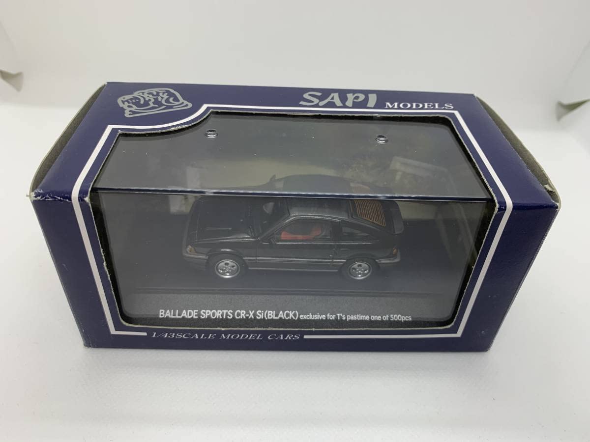 Amazon | SAPI 1/43 BALLADE SPORTS CR-X Si BK | ミニカー・ダイ