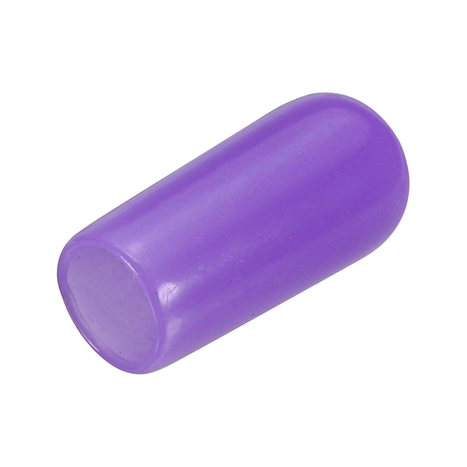 uxcell 20pcs Rubber End Caps 6mm(1/4") ID Vinyl PVC Round Tube Bolt Cap Cover Screw Thread Protectors,Purple