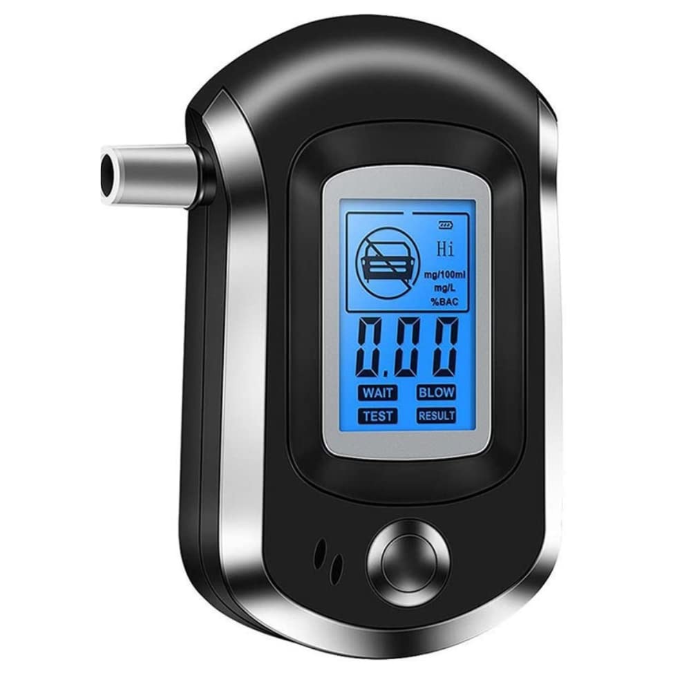 Alcohol Tester AT6000 Portable Analyzer Police Digital Breath Alcohol