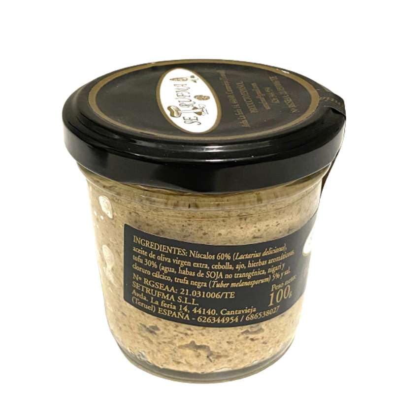 Paté de níscalos trufados